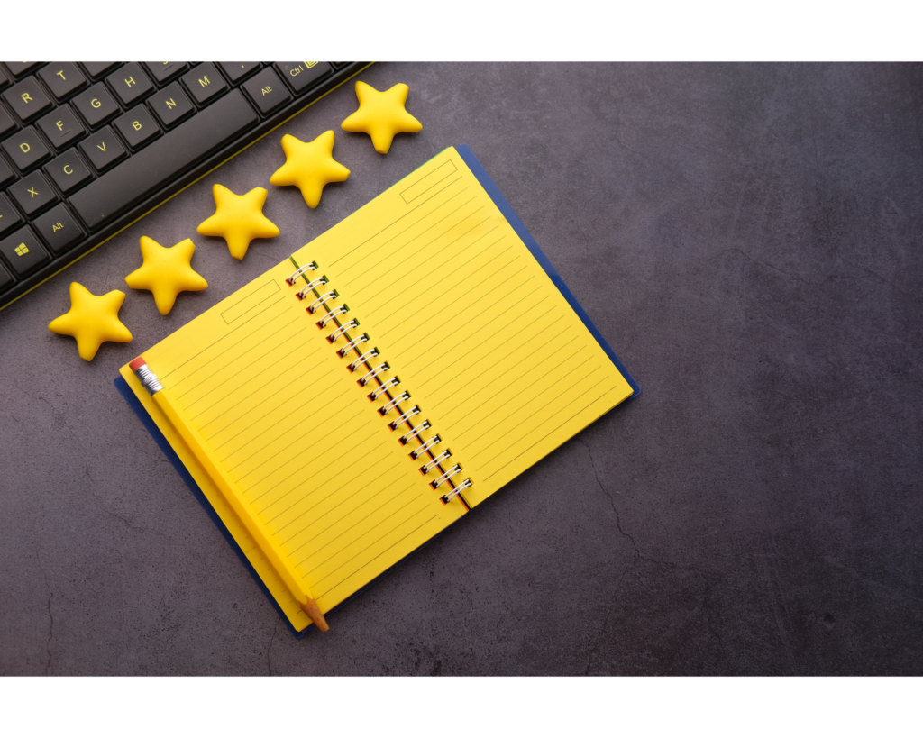 étoiles jaunes pour donner son avis sur google